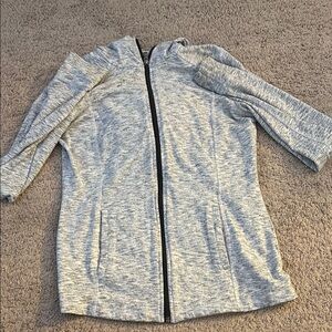 Gray Zip-Up Hoodie